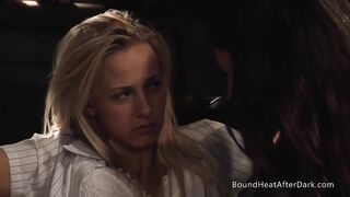 Bound Up Blonde Dyke Sub Finger Fuck By Dominant Madame