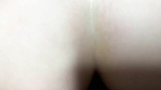 Intense close up doggy nailed with booty jizzed
