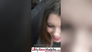 Angela, 19 yo, first 3some with her two friends from