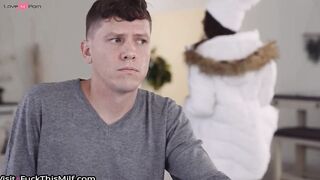 Doing homework after fucking my girlfriend hard