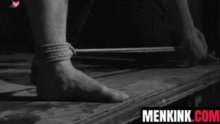 Unlucky dude Cody Winter gets tied to the chair to undergo EXTREME CBT