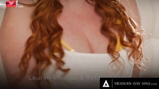 OBSESSIVE DESIRE Ginger cougar Lauren Phillips Teases Client to the Edge With Her Incredible sexy Body