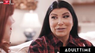 LARGE TITS ON ADULT TIME! Insatiable Romi Rain Tranny Visionary Ariel Demure Got KINKY LUSTFUL inside SIZZLING Carwash Climax!