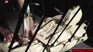 Van Darkholme and Vander Pulaski have Buck Richards begging like a sissy to cum