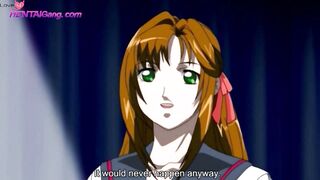 Horny anime lesbian teens skip class to lick pussy in the schoolyard ⋇ HENTAI Porn