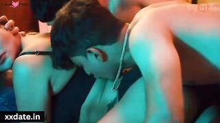 Huge Boobs Indian Milf Bhabhi Strips Saree And Fucks With Devar Ji PART 1_1