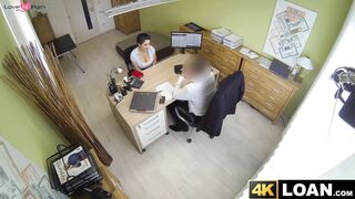 Young hotties big tits jiggle while she is fucked for money