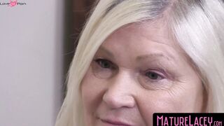 MatureLacey.com - Busty dyke's pussy for Lacey Starr's pleasure and fun