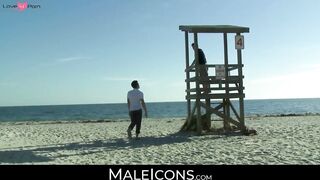 MaleIcons.com - Lusty twink's seduction and intense anal play with guy's big cock