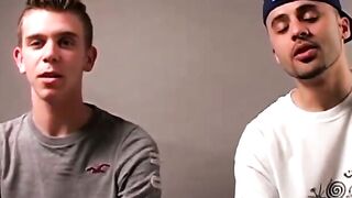 Tattooed twinkie loves blowing his cute hung boyfriend