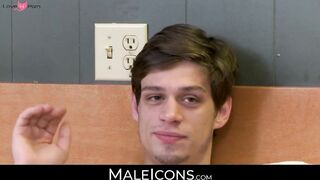 MaleIcons.com - Good looking jock's anticipation of huge pleasure in bottom and inten