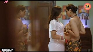 "Indian Desires - Hot & Horny Wife Surprise Creampie"