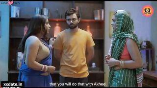 "Indian Desires - Hot & Horny Wife Surprise Creampie"