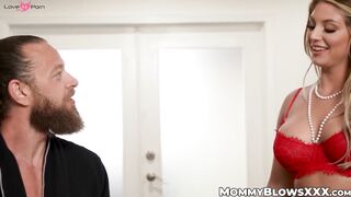 MILF Kayley Gunner gives the best stress reliever with her tongue