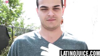 Straight Latino cums while getting pounded POV