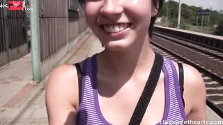 Railway Passion Nikitas Torrid Encounter with a Hung Young GF