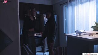 Ebony shemale Valeria Atreides bangs gf