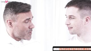 SayUncleNetwork.com - Cute Mormon jock fingered wide open then doggystyle raw fucked