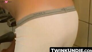 "Grand Theft Jockstrap #2 - Older Guy Jerks Off Young Teen"