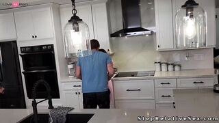 Dude fucks busty stepsister