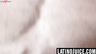 Straight Latino gets bred and covered for cash