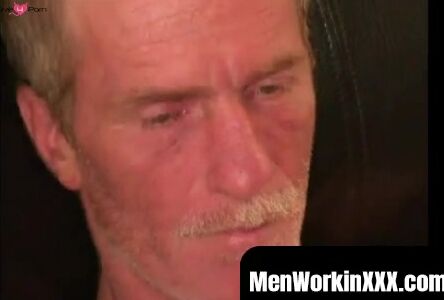 MenWorkinXXX.com - Rough mature amateur strips naked and masturbates with intensity