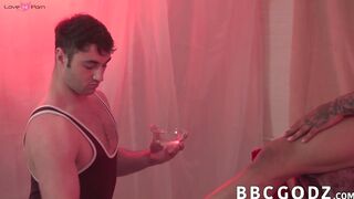 "Sports Jocks Bareback Threesome - Raw Rough Sex"