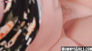 Gorgeous MILF and stepdaughter indulge in a tantalizing feast