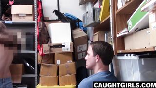 Veronica Vega pussy punished for shoplifting