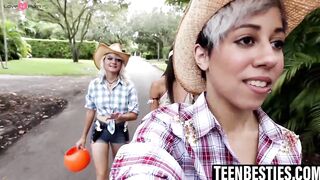 Petites Ride Monster-Sized Dick - Small But Mighty Hottie Gets A Surprise!