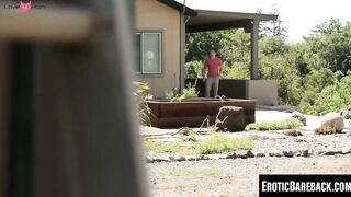 "Mark's Virgin Ass Gets Painted Red - Hot Anal Creampie"