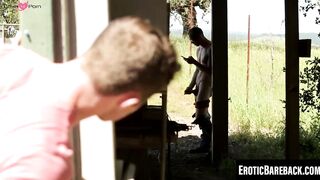"Mark's Virgin Ass Gets Painted Red - Hot Anal Creampie"