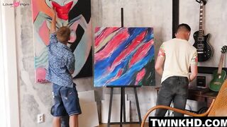 Two twinks cant resist going raw and rough together