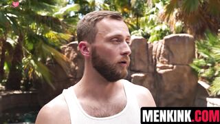 Johnny Ford teaches Peter Pean respect with face fucking and deep anal