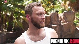 Johnny Ford teaches Peter Pean respect with face fucking and deep anal