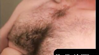 MenWorkinXXX.com - Hairy mature amateur enjoys solo masturbation and intense orgasm