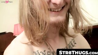 "Tatted Up Thug Solo Stroking Session"