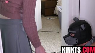 TS babe Shiri Allwood fucks Nicko hard with anal pounding and strapping