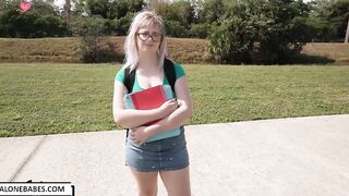 annie archer nerd girl use bbc for first time_1