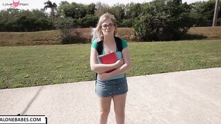annie archer nerd girl use bbc for first time_1