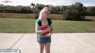 annie archer nerd girl use bbc for first time_1