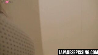 "Japanese Teens Unleashing Their Wild Side Outdoor Pee Fun"