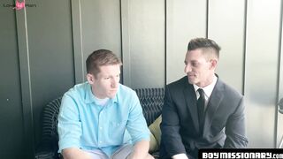 "Sexually Charged Missionaries: Hunk Jocks Suck & Fuck On Their Church-Sanctioned Journey"