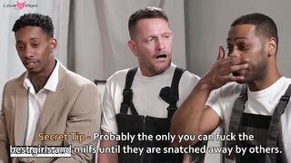 "Dirty Developers - Emily Pink & Floriane Russell in Hot Threesome"