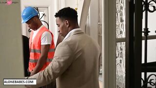 "Dirty Developers - Emily Pink & Floriane Russell in Hot Threesome"