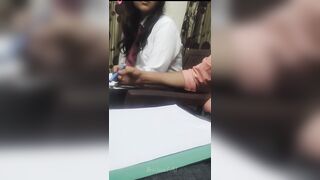 "Viral Sex Ed Tutor Fucks Her Student In Classroom - Older Man Creampie"