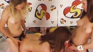 Curvy hot Angies Lesbo Experiment Goes Wild