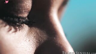 TS Daisy Taylor catches stepdad Pierce Paris jerking then fucks him