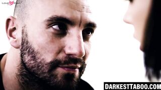 Stepdad pounds stepdaughter hard the moment they are alone