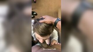 White Girl Loves to be Dominated at a Hotel Room by Her Black Bull